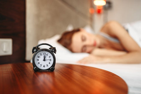 woman sleeping very good