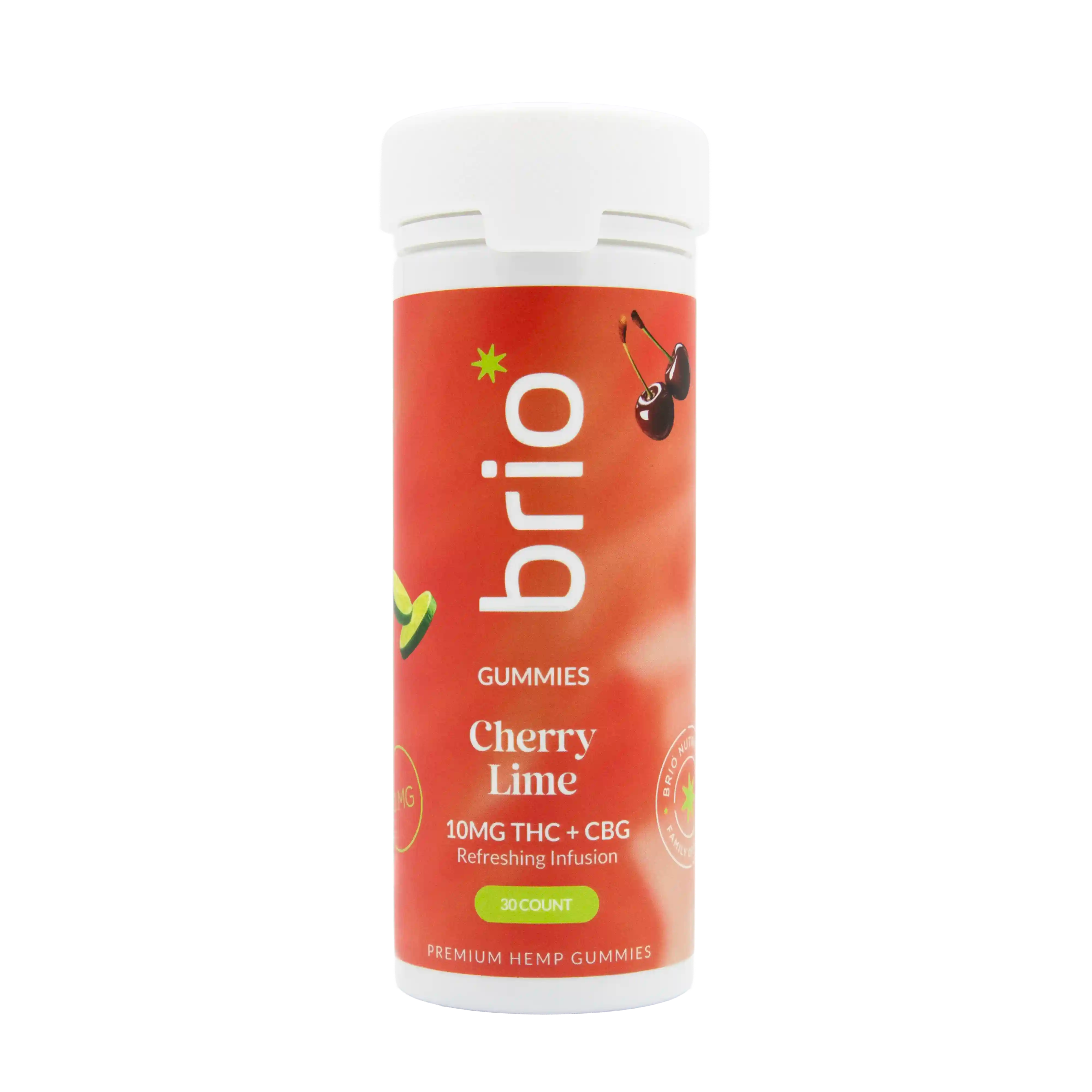 Brio Cherry Lime Gummies