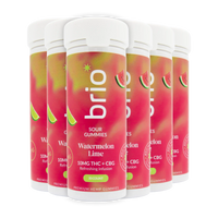 Brio Sour Watermelon Lime Gummies